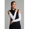 image:imageCoolibar Womens Performance Arm Sleeves  UPF 50 Sun Protection  MaxShieldWhite