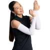 image:imageCoolibar Womens Performance Arm Sleeves  UPF 50 Sun Protection  MaxShieldWhite