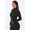 image:imageCoolibar Womens Yoga Jacket  UPF 50 Sun Protection  NamasteBlack