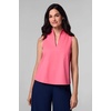 image:imageStand Collar Blouse  UPF 50 Sun Protection  Cape CoralSunkist Coral