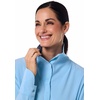 image:imageCoolibar Womens Funnel Neck Long Sleeve Top  UPF 50 Sun Protection  CatonaBlue