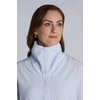 image:imageCoolibar Womens Funnel Neck Long Sleeve Top  UPF 50 Sun Protection  CatonaWhitePeriwinkle Stripe