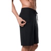 image:imageMens San Marino Boardshort  UPF 50 Sun Protection  AcceleraBlack