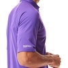 image:imageMens Short Sleeve Polo  UPF 50 Sun Protection  ResortPurple