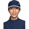 image:imageUnisex Swim amp Sports Cap  UPF 50 Sun Protection  Wave Rider in Navy