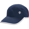 image:imageUnisex Swim amp Sports Cap  UPF 50 Sun Protection  Wave Rider in Navy