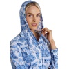 image:imageWomens Long Sleeve Beach Shirt  UPF 50 Sun Protection  IztapaPeriwinkle Isla Bonita