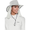 image:imageFloating Boating Hat with Neck Drape  UPF 50 Sun Protection  Convertible in White