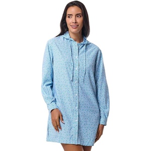 image:imageWomens Long Sleeve Beach Shirt  UPF 50 Sun Protection  IztapaMalibu Blue