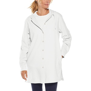 image:imageWomens Long Sleeve Beach Shirt  UPF 50 Sun Protection  IztapaWhite