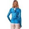 image:imageCoolibar Womens Vented Sun Hoodie  UPF 50 Sun Protection  ParosBlue Water Print