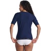 image:imageWomens Short Sleeve Swim Shirt  UPF 50 Sun Protection  HightideNavy