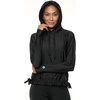 image:imageWomens Swim Hoodie  UPF 50 Sun Protection  WaikalBlack