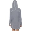 image:imageHooded CoverUp Dress  UPF 50 Sun Protection  SeacoastWhiteNavy Stripe