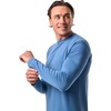 image:imageMens Long Sleeve TShirt  UPF 50 Sun Protection  Morada in Blue Dusk