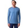 image:imageMens Long Sleeve TShirt  UPF 50 Sun Protection  Morada in Blue Dusk