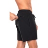 image:imageMens Swim Shorts 7 12  UPF 50 Sun Protection  KahunaBlack