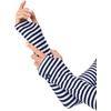 image:imageRash Guard  UPF 50 Sun Protection  BayfrontWhiteNavy Stripe