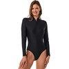image:imageScallop Swimsuit  UPF 50 Sun Protection  Great StarBlack
