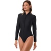 image:imageScallop Swimsuit  UPF 50 Sun Protection  Great StarBlack