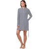 image:imageSwim CoverUp  UPF 50 Sun Protection  WaileaWhiteNavy Stripe