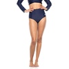 image:imageWomens High Rise Swim Bottoms  UPF 50 Sun Protection  Ocean SculptNavy