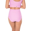 image:imageWomens High Rise Swim Bottoms  UPF 50 Sun Protection  Ocean SculptPeony Pink