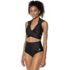 image:imageWomens Hooded Wrap Long Sleeve Top  UPF 50 Sun Protection  Little HavanaBlack