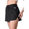 image:imageWomens Relaxed CoverUp Swim Shorts  UPF 50 Sun Protection  DuvalBlack