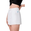 image:imageWomens Relaxed CoverUp Swim Shorts  UPF 50 Sun Protection  DuvalCoral Flowers