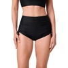 image:imageWomens Ruche Swim Shorts  UPF 50 Sun Protection  BayshoreBlack