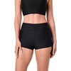image:imageWomens Ruche Swim Shorts  UPF 50 Sun Protection  BayshoreBlack