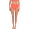 image:imageWomens Ruche Swim Shorts  UPF 50 Sun Protection  BayshoreVivid Coral