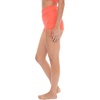 image:imageWomens Ruche Swim Shorts  UPF 50 Sun Protection  BayshoreVivid Coral