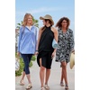 image:imageWomens Swim Capris  UPF 50 Sun Protection  Deep WaterNavy