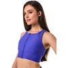 image:imageZipUp Swim Bra  UPF 50 Sun Protection  MedleyBaja Blue