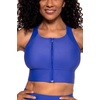 image:imageZipUp Swim Bra  UPF 50 Sun Protection  MedleyBaja Blue