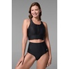 image:imageZipUp Swim Bra  UPF 50 Sun Protection  MedleyBlack