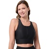 image:imageZipUp Swim Bra  UPF 50 Sun Protection  MedleyBlack