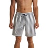 image:imageMens Swim Shorts 7 12  UPF 50 Sun Protection  KahunaWhiteNavy Stripe