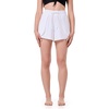 image:imageWomens Relaxed CoverUp Swim Shorts  UPF 50 Sun Protection  DuvalCoral Flowers