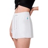 image:imageWomens Relaxed CoverUp Swim Shorts  UPF 50 Sun Protection  DuvalWhite