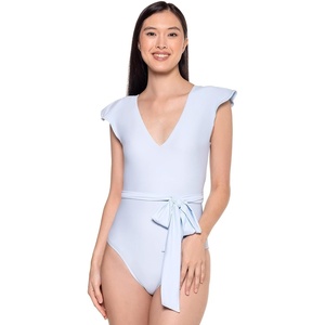 image:imageFlutter Sleeve Swimsuit  UPF 50 Sun Protection  Coconut GroveSkyride