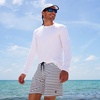 image:imageCoolibar UPF 50 Mens Long Sleeve Tshirt  Sun ProtectiveSmallWhite