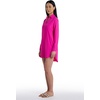 image:imageCoverUp Pull Over Shirt with Pockets  UPF 50 Sun Protection  KoestaFuchsia