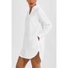 image:imageCoverUp Pull Over Shirt with Pockets  UPF 50 Sun Protection  KoestaWhite