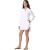 image:imageCoverUp Pull Over Shirt with Pockets  UPF 50 Sun Protection  KoestaWhite