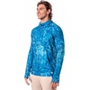image:imageMens Long Sleeve Fishing TShirt  UPF 50 Sun Protection  AndrosBlue Water Print