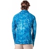 image:imageMens Long Sleeve Fishing TShirt  UPF 50 Sun Protection  AndrosBlue Water Print