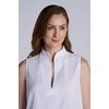 image:imageWomens Sleeveless Top  UPF 50 Sun Protection  Mykonos Stand Collar TopWhite